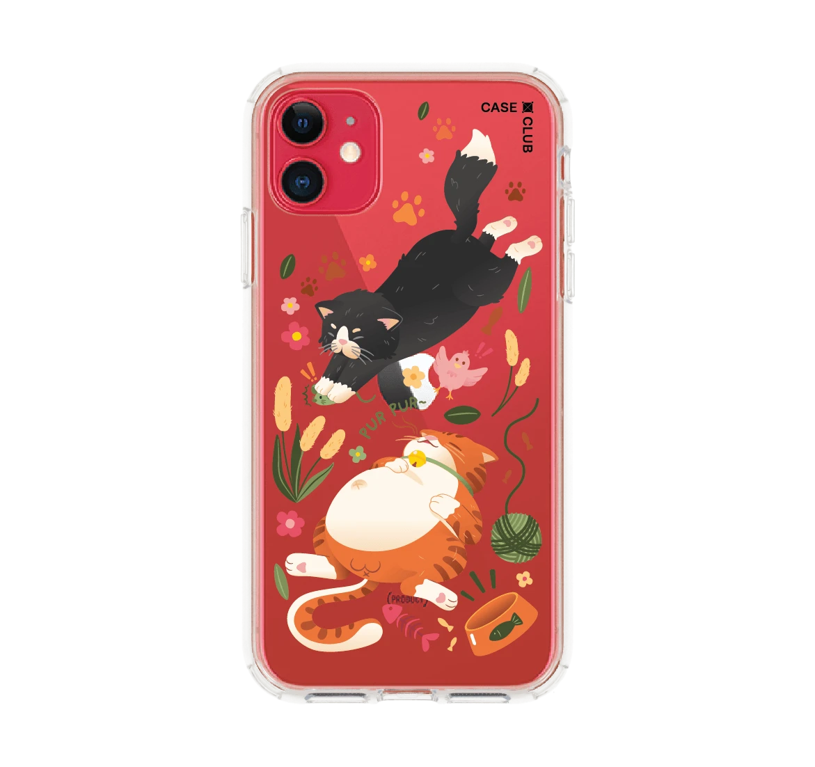 orange & black cat pattern